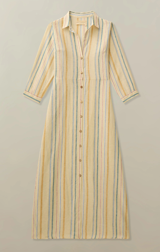 Puglia Linen Shirt Dress